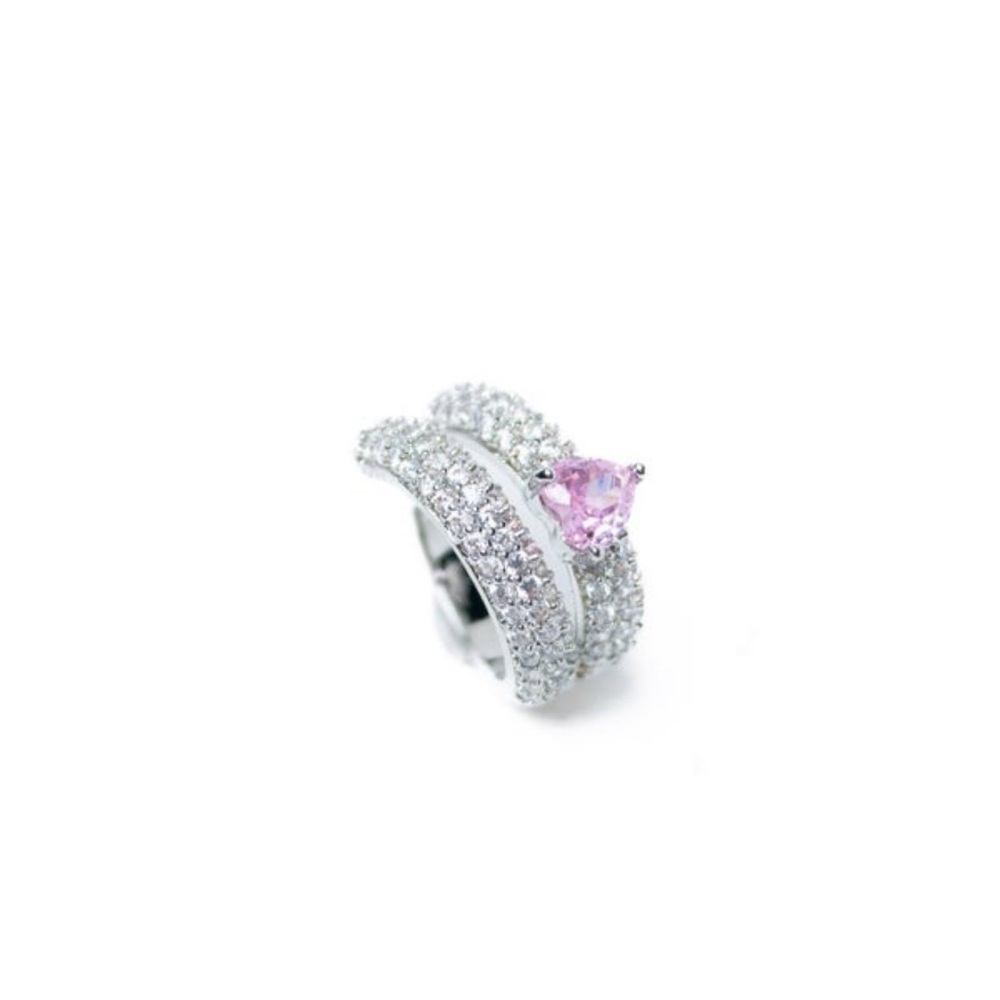 NEW BAR by Alexa Rae Love Note Silver Petal Ear Cuff - Picture 2 of 2